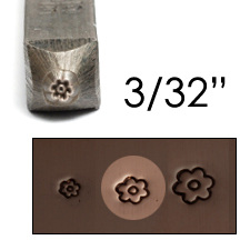 Metal Stamping Tools Basic Flower Face Design Stamp 3/32" (2.4mm)